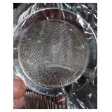 10 Pcs Stainless Steel Small Strainer, Small Fine Mesh Tea Strainer, Mini Stainless Steel Sieve with Handle, Kitchen Metal Sifter Strainers for Tea, Juicing, Coffee, Cocktail, Powdered Sugar, Matcha