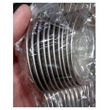 10 Pcs Stainless Steel Small Strainer, Small Fine Mesh Tea Strainer, Mini Stainless Steel Sieve with Handle, Kitchen Metal Sifter Strainers for Tea, Juicing, Coffee, Cocktail, Powdered Sugar, Matcha