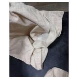 MADIZZ Set of 2 Linen Throw Pillow Covers 20x20 Inch Light Beige Soft Decorative Cushion Cover for Sofa Bedroom Pillow Shell