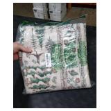 LIVEBOX Washable Rugs 3x5, Soft Vintage Neutral Rugs, Christmas Holiday Rug for Entryway with No-Slip Backing Retro Carpet for Kitchen Laundry Room