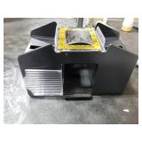 YUCEEN Automatic Card Shuffler 1/2/4 Decks,Battery Operated Electric Playing Card Shuffler for UNO,Casino Card Game,Poker,Phase 10,Blackjack,Texas Hold'em,Home Card Games