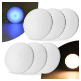 ULITECO RV Ceiling Light 12V, 4.5Inch RV Light Interior, Dimmable Puck Dome Lights for Motorhome Boat Trailer (Warm White 6Pack)