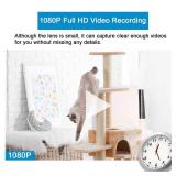 KDNRHE WiFi Security Camera, Hidden Spy Camera Wall Clock, 1080P Indoor Nanny Cam with Motion Detection, Remote Viewing for Home Security