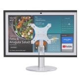 Letlar Tiltable Stand for Show 21 and 15 (1st, 2nd Gen), Rotatable Table Holder for Alexa 21, Metal Desktop Base for Echo 15