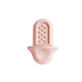 Diggs Groov Crate Training Aid for Puppies and Nervous Dogs Calming Lick Mat for Crate Training & Separation Puppy Enrichment Toy with Freezer Shell BPA-Free (Blush)