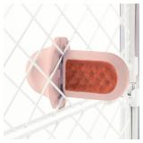 Diggs Groov Crate Training Aid for Puppies and Nervous Dogs Calming Lick Mat for Crate Training & Separation Puppy Enrichment Toy with Freezer Shell BPA-Free (Blush)