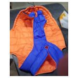 Lelepet Reversible Dog Coat Waterproof Dog Jacket Windproof Puffer Vest for Winter Warm Lightweight Coats for Large Dogs Adjustbale Hook & Loop Pet Apparel with Leash Hole, Boxer, Weimaraner, 2XL