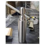 GLUBEE Stainless Steel Soap Dispenser, 7Oz Slim Rust Proof Liquid Soap Dispenser for Kitchen & Bathroom - Refillable Brushed Nickel Dispenser for Essential Oils and Shampoo