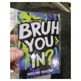 Fablus Brother You in Birthday Invitations for Boys, Bro Invitaions for Boy's Party Invites, 4x6 Inches, 30 Sets with Envelopes