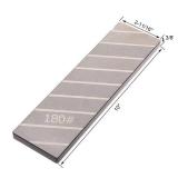 SCOTTCHEN Diamond Flattening Stone Lapping Plate Double-sided Extra Large 10x3 inch (120&180) Grit Diamond Sharpening Plate Fixing Stone Flattener