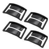 4 Pcs Ski Pass Holder, Ski Goggles Pass Holder for Ski Snowboard Helmets, Fits 3.3 x 2 Inch Standard Credit Card Sized