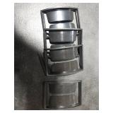 4 Pcs Ski Pass Holder, Ski Goggles Pass Holder for Ski Snowboard Helmets, Fits 3.3 x 2 Inch Standard Credit Card Sized