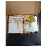 Tenare 12 Pcs Small Gift Bags Mini Metallic Paper Bag Bulk Tiny with Handle Tissue Paper for Gift Wrapping St. Patrick's Day Happy Easter Spring Birthday Party(4 x 2.75 x 4.5 Inch,White Gold)