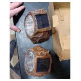 EiGreen Solar Garden Rock Lights Outdoor, 2 Pack 10 LED Waterproof Solar Powered Rock Light Yard Landscaping Spotlights, for Indoor and Outdoor Decoration