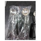 Cookie Scoop Set, 3Pcs Ice Cream Scoop, Cookie Scoops for Baking Set of 3, 18/8 Stainless Steel Cookie Scooper for Baking, Ice Cream Scooper with Trigger Release, Cookie Dough Scoop with Non-slip Grip