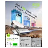 LISEN for Apple Watch Charger Fast Charging USB C Series 11 20W+5W[30mins=80% Charged] iPhone Watch iWatch Charger Fast Charging [3.3FT] for iWatch Ultra 3/2 Series 11 10 9 8 7 Apple Watch Accessories
