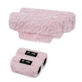 SPRING SEAON Crutches Padding Universal Crutch Pads for Armpits and Hand Grips Pads for Crutches Underarm Crutch Cushions Fluffy Crutch Covers Machine Washable (Pink)