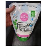 Dapple Baby Dishwasher Pacs, Hypoallergenic Dishwasher Pods Powered by Plants, Removes Milk Residue & Odor on Dishes, Baby Bottles & Kitchenware, Fragrance Free, 25 Count (Pack of 1) PACKS ARE BROKEN