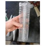 Prestee Set of 24 Clear Plastic Champagne Flutes - 4.5 oz Capacity Shatterproof Disposable Glasses - Suitable for Weddings, Cocktail Parties, and Outdoor Celebrations