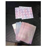 woric 36PCS Tie Dye Party Favor Bags with Stickers, Pink and Purple Goodie Bags for Girls Birthday Easter Small Gift Bag for Kids, Baby Shower, Wedding, Pink Party Favor Supplies