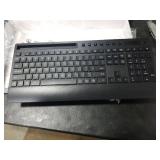 Trueque Wireless Keyboard and Mouse Combo - Full-Size Quiet Keyboard with Palm Rest, Phone Holder, Multimedia Keys, Power Switch, Compatible with Windows, Chrome OS, PC, Laptop