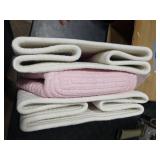 Kriitools Pink Girls Baby Nursery Rope Toys Baskets , Decorative Woven Storage Baskets for Gift, Cubes Storage Organizer Baskets Bins, Closet Shelf Storage Baskets for Organizing