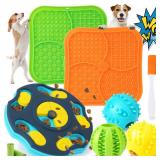 Forfon 9 Pack All-Around Dog Puzzle Toy Set -Mentally Stimulating Dog Enrichment Toys for Small to Medium Smart Dogs, Includes Dog Lick Mat with Suction Cups