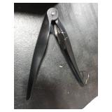 TJ POP Chestnut Peeler, Durable Chestnuts Cutter Tool, Portable Chestnut Cracker Clip, Walnut Hazelnut Pecan Nut Cracker, Dried Fruit Opener, Ergonomic Kitchen Tool for Easy Shelling, Black