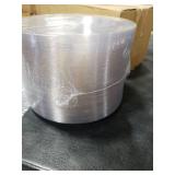 FOCUSLINE 7 Inch Small Clear Gold Plastic Plates 100 Count, Disposable Heavy Duty Clear Plates with Gold Rim, Premium Hard Plastic Plate Fancy Disposable Salad Plate for Wedding Parties