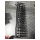 Delamu Over the Door Pantry Organizer, 6-Tier Metal Pantry Door Organization and Storage, Hanging Kitchen Basket Spice Rack Seasoning Shelves, Cabinet Door Organizer for Easy Install,D5xW18xH50inch