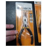 BOOSDEN 5 Pack Mini Precision Pliers Set, Small Needle Nose Pliers with Wire Cutter, Black