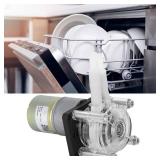 Self Priming Peristaltic Pump, 12V High Peristaltic Liquid Pump Strong Suction Self Priming Pump Stainless Steel Wheel Frame PC Transparent Head for Aquarium Lab Analytical (12V)