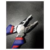 WORKPRO 8 Linesman PRO Screw Extractor Pliers(Combination Pliers) with Unique Non-slip Jaws, Stripped Screw Remover Tool, Lineman Plier for Quickly Removal of Damaged or Rusted Fasteners