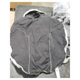 LeLePet Waterproof, Windproof Dog Coat (Black, 2XL) - Reflective, Adjustable, Polyester Cold Weather Coat with Fleece Lining for Large Dogs