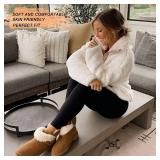 MOREFEEL 3 Pack Thermal Fleece Lined Leggings Women,High Waisted Tummy Control Warm Winter Yoga Workout Thick Pants Black/Black/Black