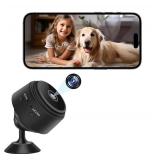 Hidden Camera,2K Mini Camera,Nanny Cam Hidden Camera,WiFi Spy Camera with Night Vision & Motion Detection,Wireless Indoor Security Camera for Pet/Baby/Nanny