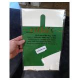 QIKSION Green Graduation Card Box, Gold Foil Gift Card Box for Graduation, Party, Wedding Reception, Birthday, Baby Shower, Raffle