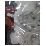 Large White Snowflake Ornaments, 12''Big Plastic Christmas Ornaments, Hanging Snowflake Decorations for Christmas Tree Decorations Winter Decoration Indoor Outdoor Holiday Decor Craft Snowflakes