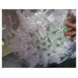 Large White Snowflake Ornaments, 12''Big Plastic Christmas Ornaments, Hanging Snowflake Decorations for Christmas Tree Decorations Winter Decoration Indoor Outdoor Holiday Decor Craft Snowflakes