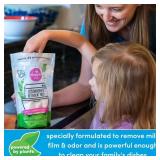 Dapple Baby Dishwasher Pacs, Hypoallergenic Dishwasher Pods Powered by Plants, Removes Milk Residue & Odor on Dishes, Baby Bottles & Kitchenware, Fragrance Free, 25 Count (Pack of 1) PACKS BROKEN