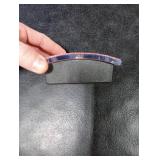 Rhinestone Self Sticky Note Holder Post it Note Dispenser Pop-Up Sticky Notes Dispenser 3 x 3 inch Post it Dispenser for Office Desk Accessories(Pink)