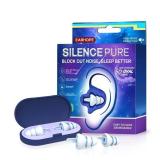 Ear Plugs for Sleeping - Soft Reusable Silicone Ear Plugs for Noise Reduction Earbuds & Focus