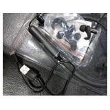 ibrain Brain Wireless Air Tube Headphones EMF Free Bluetooth Airtube Headset Air Tube Earbuds Wireless with Microphone for Protection Bluetooth Headphones with Volume Control for Gym Workout