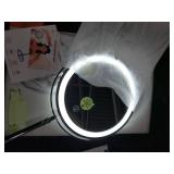 Lighted Makeup Mirror, 3000 mAh Rechargeable Double Sided Magnifying Vanity Mirror with 3 Colors, 1x/10x, 360° Rotation , Brightness Adjustable Magnification Cosmetic Light up Mirror, Women Gift