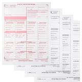 W-2C Tax Forms 4-Part Set, Corrected Wage and Tax Statement, 25 Pack
