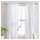 IFELS Heavy Duty Curtain Rods for Windows 66 to 120 Inch, 1 Inch Adjustable Gold Curtain Rod with Easy Installation and Modern Design,Wall Mount (A1,Gold,30-120)