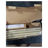 IFELS Heavy Duty Curtain Rods for Windows 66 to 120 Inch, 1 Inch Adjustable Gold Curtain Rod with Easy Installation and Modern Design,Wall Mount (A1,Gold,30-120)