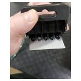 5-Piece 3/8 Masonry Drill Bits for Tile Glass Ceramic Wall Brick Stone Soft-Metal Wood, 3/8 Inch Concrete Drill Bits Cement Drill Bit Set, 3-Flat Shank, YG8 Carbide Tungsten Steel Alloy Tip 10mm