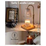 Allanmen Candle Warmer Lamp with Timer, Dimmable Candle Warmer for Home Decor, Birthday Gifts for Women, Adjustable Height Wax Melt Warmer