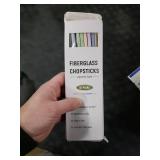 Hiware 10-Pair Reusable Fiberglass Chopsticks, Non-Slip Chop Sticks Set Japanese Style, Dishwasher Safe, 9.5-Inch